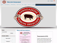 Tablet Screenshot of norcinibresciani.it